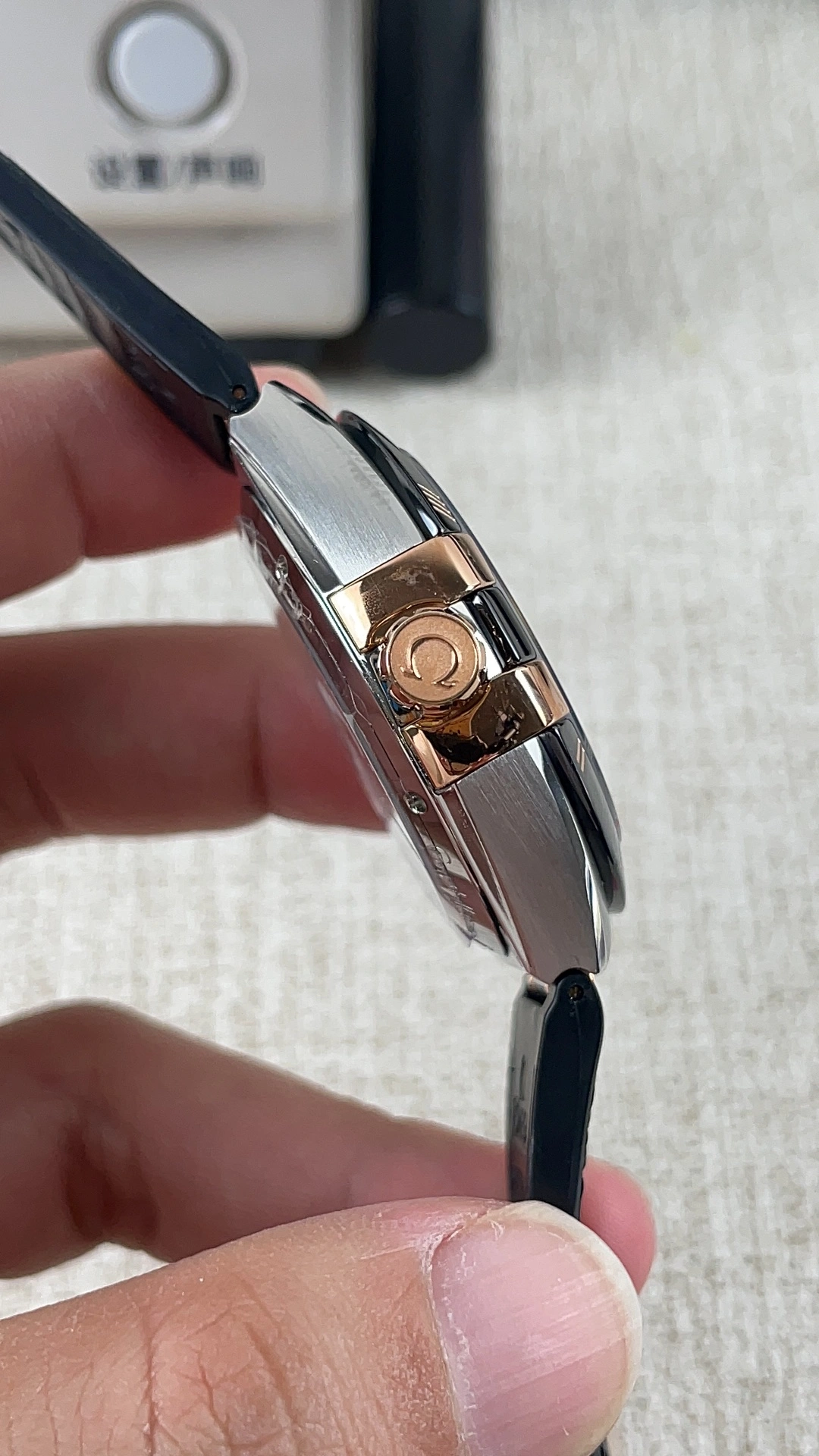 CBD Factory Omega Constellation 41mm Two-Tone Sedna Gold Black Ceramic Bezel Silk Dial (131.23.41.21.06.002) 1:1 Super Clone – DD8900 Movement Snug 314